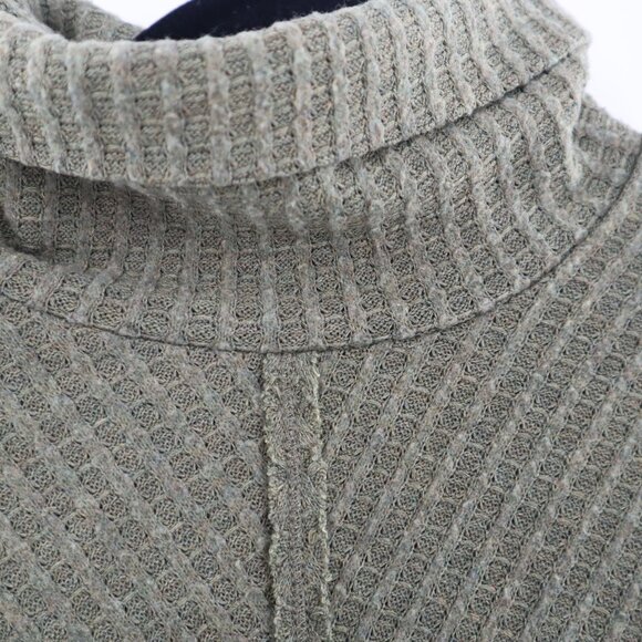 COPY - H By Bordeaux Waffle Knit Sweater Women SM Green Oversized Boxy Lagenloo… - Picture 7 of 8